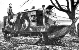 Francouzsk&yacute; zmetek tank Schneider CA 1 - obrněn&aacute; krabice se skromn&yacute;m v&yacute;konem