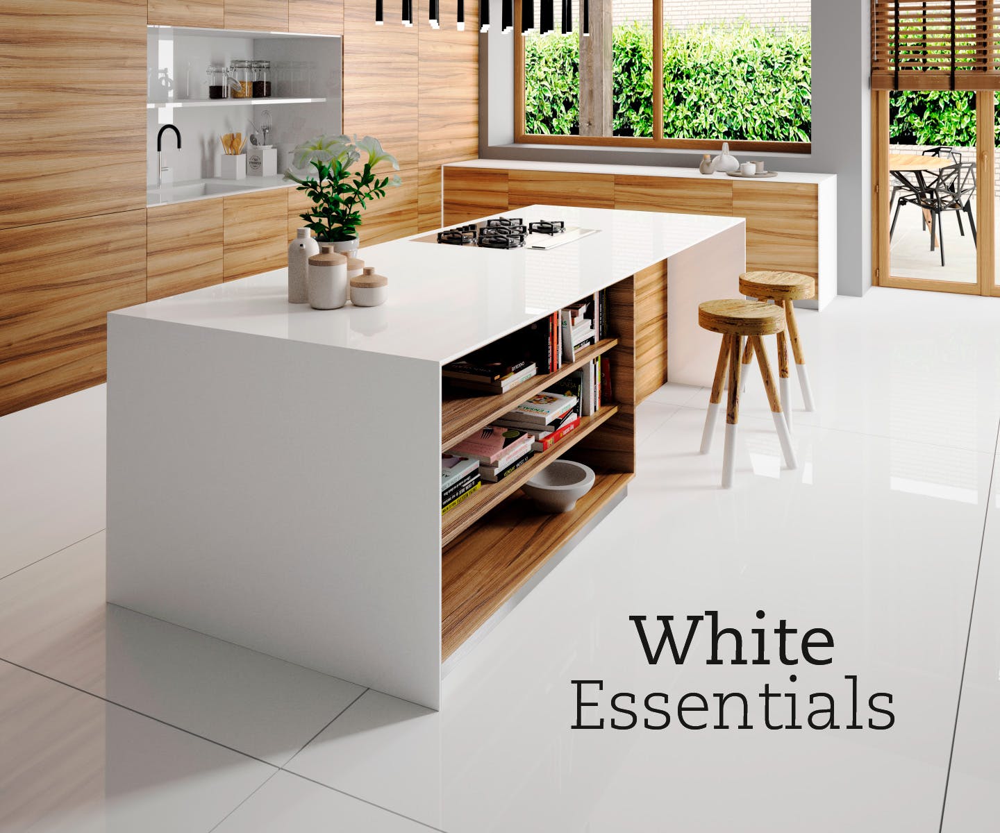 white essentials silestone