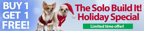 Solo Build It! Buy One Get One FREE Holiday Special
