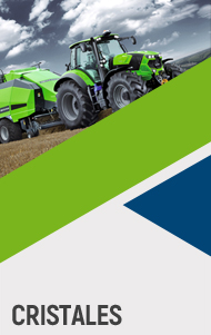 Cristales para tractores y cosechadoras