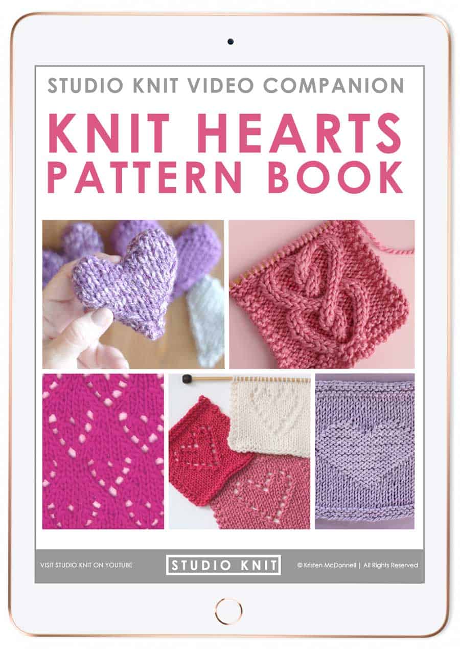 Knit Hearts Pattern Book by Studio Knit