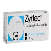 Buy Zyrtec Cetirizine 10mg Tablet Online