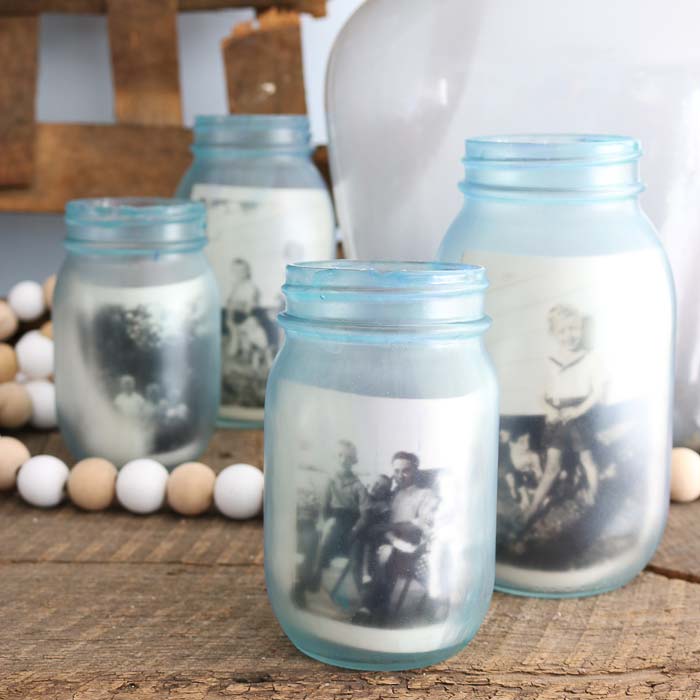 vintage glass jars