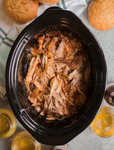 Slow Cooker Hard Cider Barbecue Pork