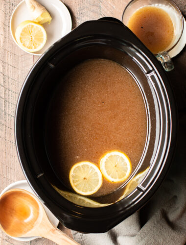Slow Cooker Beef Bone Broth