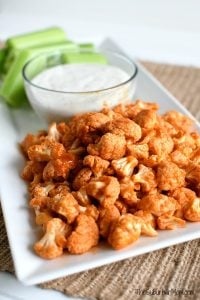Buffalo Cauliflower Bites