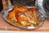 Christmas turkey weight versus roasting time calculator.