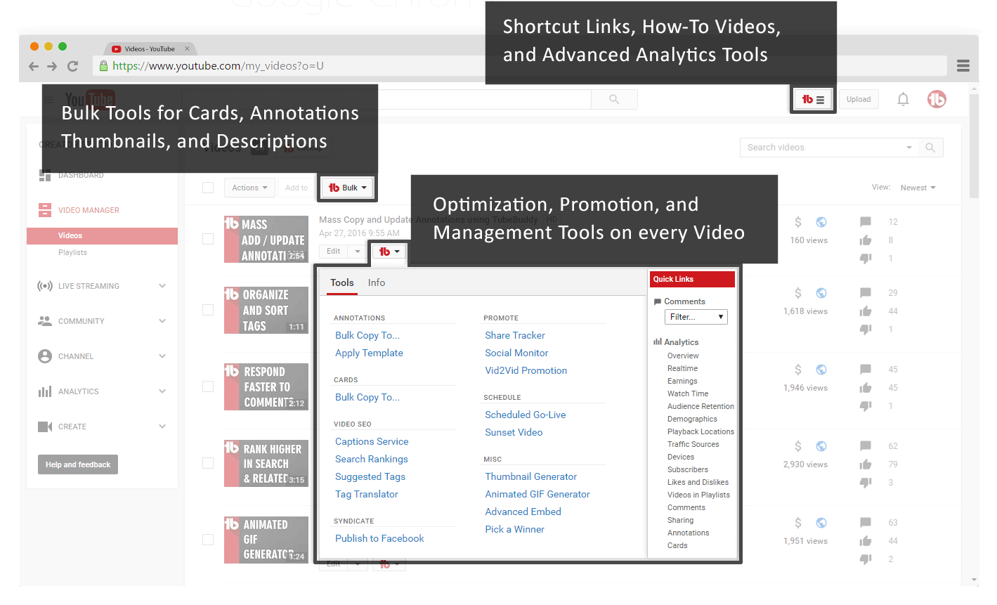Image with missing alt attribute found on tubebuddy.com
