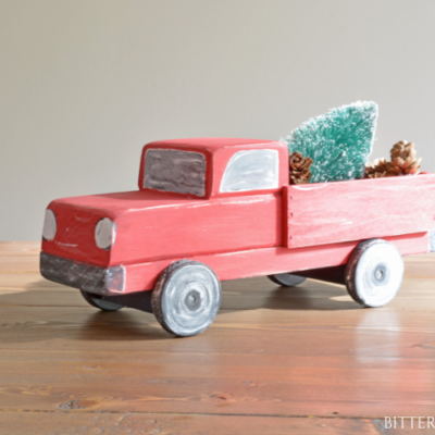 DIY Vintage Christmas Truck