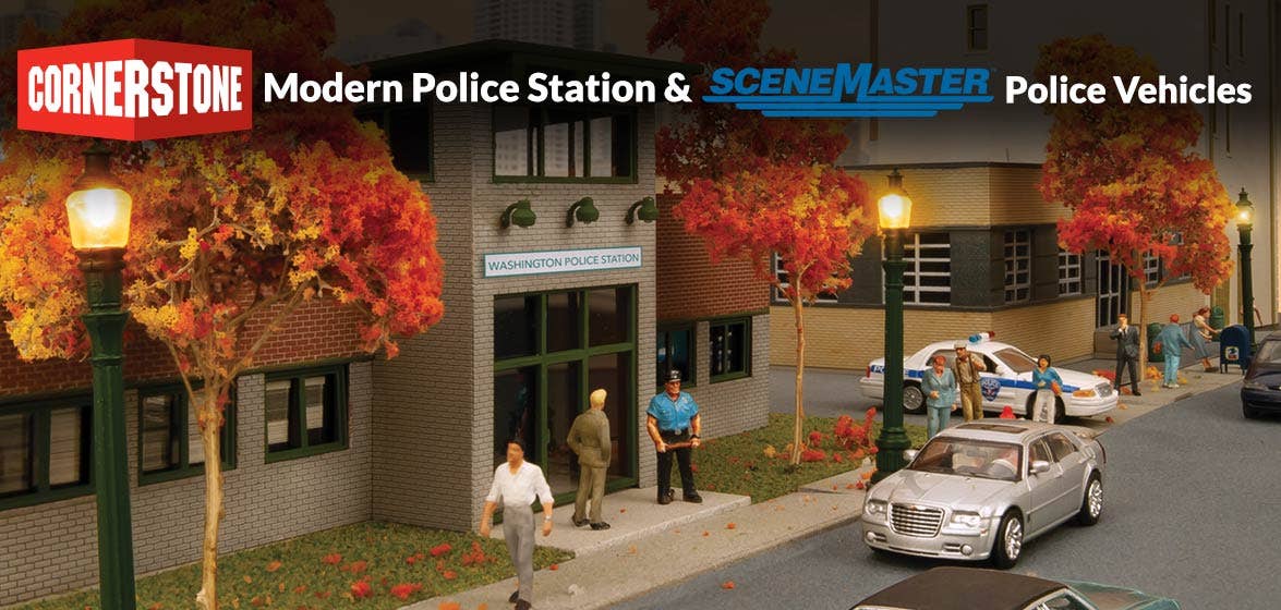 Cornerstone Modern Police Station and Scenemaster Police Vehicles