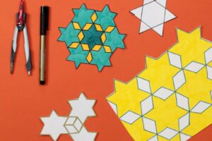 Star tessellations art project