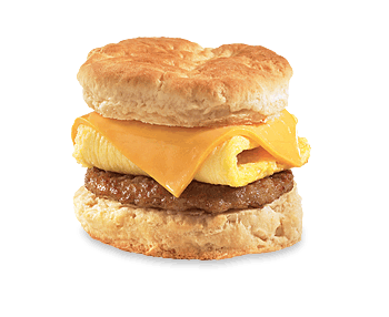 Sausage egg and cheese biscuit Photo