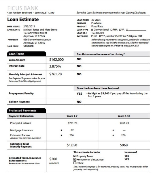 Cost Estimate Template PDF