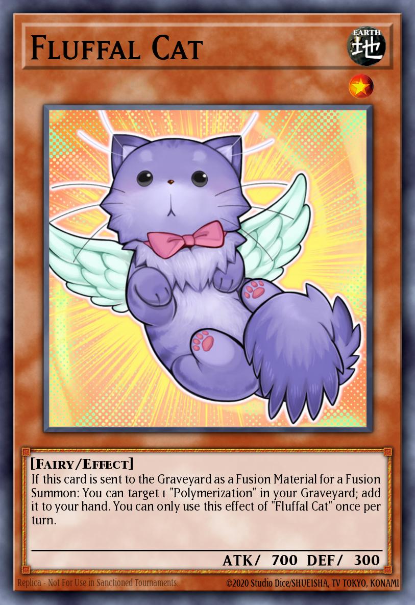 Image for Fluffal Cat card.