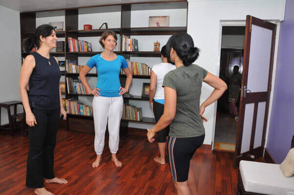 Relaxation Lounge at Goa Yoga Studio