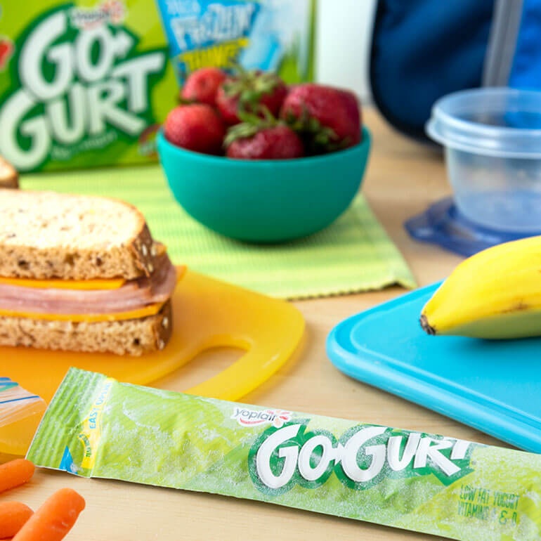 Go Gurt and lunch