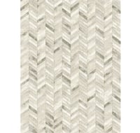 Silver Chevron Rug