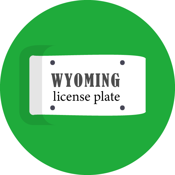 Wyoming License Plate Logo