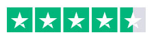 Fremragende score hos TrustPilot