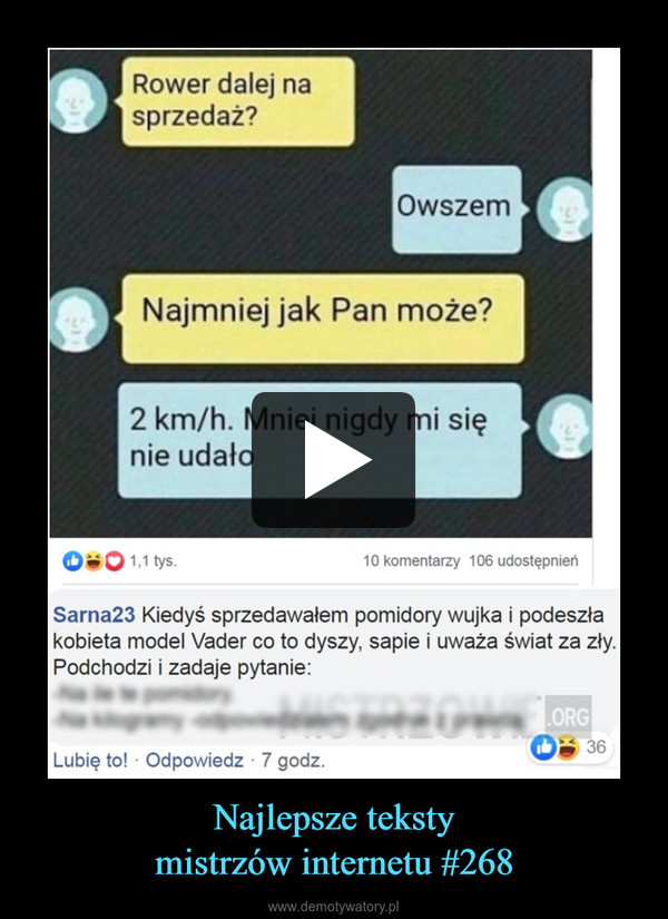 Najlepsze tekstymistrzów internetu #268 –