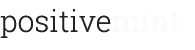 Small Positive Mint logo