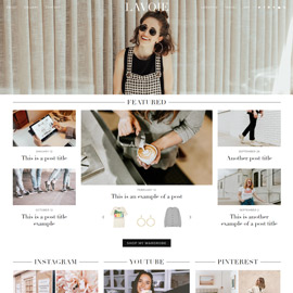 WordPress Theme: Lavoie