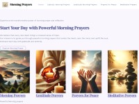 Desktop screenshot for morningprayers.net