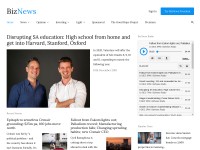 Desktop screenshot for biznews.com