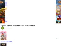 Desktop screenshot for toonget.net