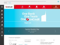 Desktop screenshot for unicredit.eu