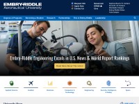 Desktop screenshot for erau.edu