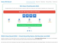 Desktop screenshot for class9thresult.pk