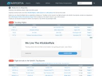 Desktop screenshot for airportia.com