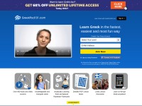 Desktop screenshot for greekpod101.com