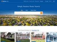 Desktop screenshot for homes.com