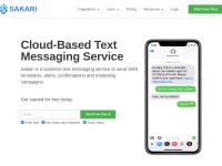 Desktop screenshot for sakari.io