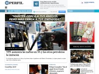 Screenshot of perfil.com