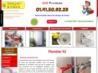 Desktop screenshot for plombier-92.fr