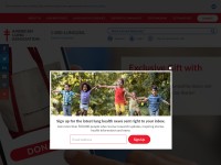 Desktop screenshot for lung.org