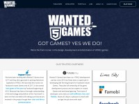 Desktop screenshot for wanted5games.com