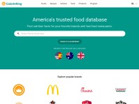 Desktop screenshot for calorieking.com