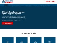 Desktop screenshot for homedamageresponse.com