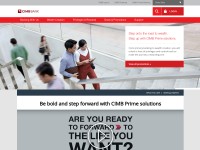 Screenshot of cimb.com