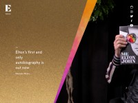Desktop screenshot for eltonjohn.com