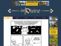 Desktop screenshot for undivinecomic.com