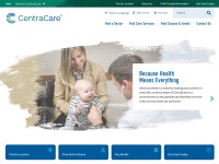Desktop screenshot for centracare.com