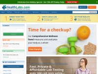 Desktop screenshot for healthlabs.com