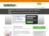 Desktop screenshot for kontextua.com