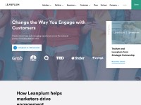 Desktop screenshot for leanplum.com