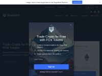 Desktop screenshot for shapeshift.io